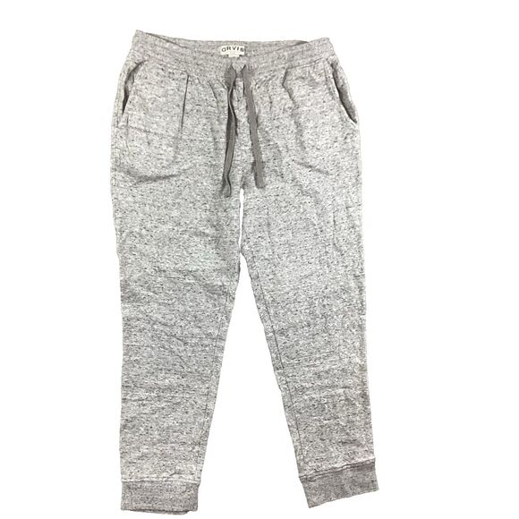 Orvis Classic Collection Fleece Joggers -Men's Sz Large -Tapered Ankle- 26" Inse - Picture 3 of 16